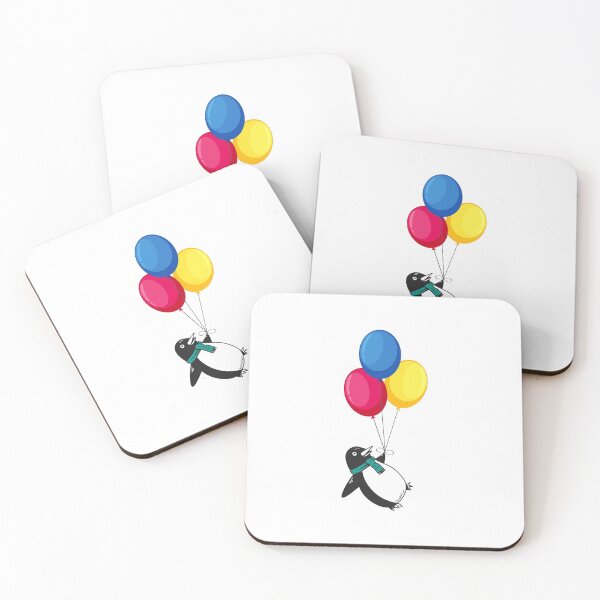 Item preview, Penguin With Balloons designed and sold by dimitar-pnankov.