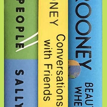 Artwork thumbnail, sally rooney book stack by ksdc90