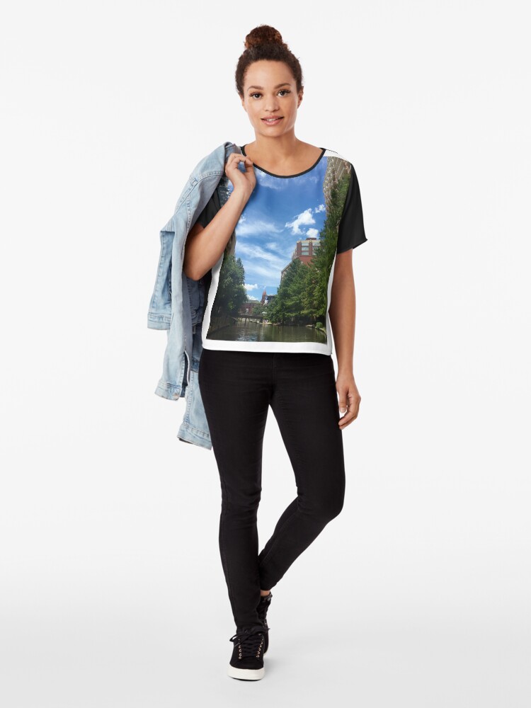 Alternate view of River walk Chiffon Top