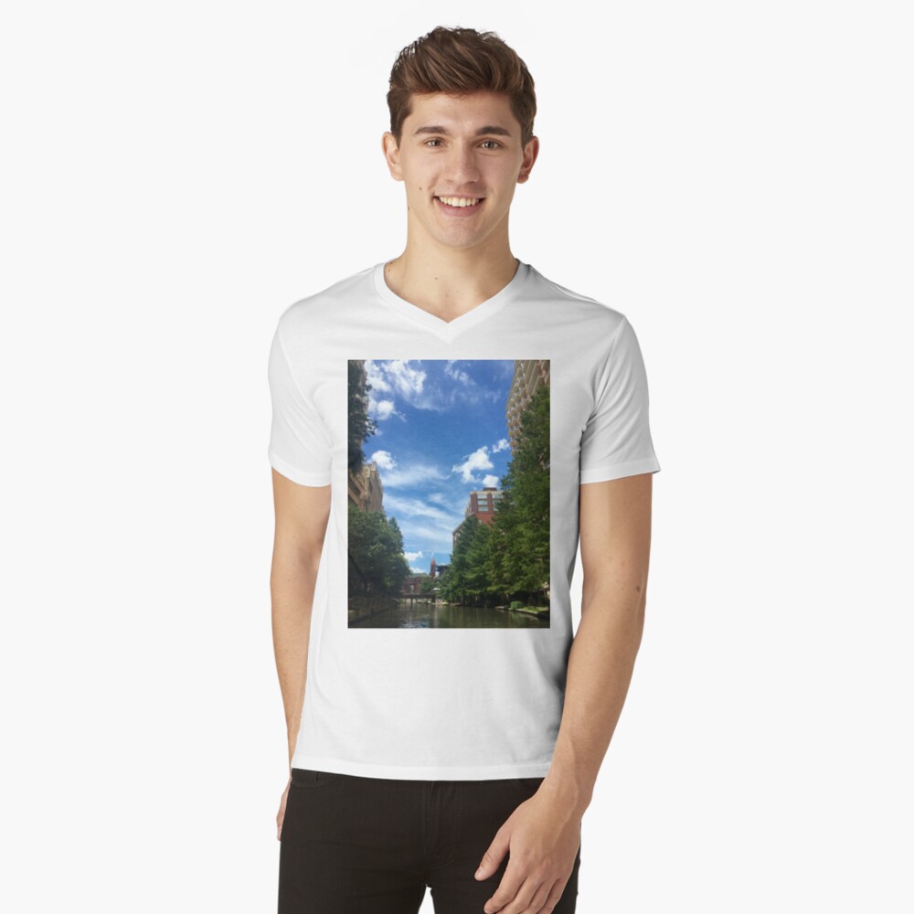 River walk V-Neck T-Shirt