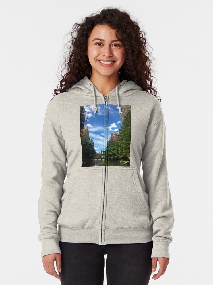 Alternate view of River walk Zipped Hoodie
