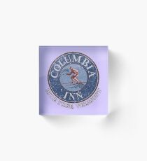 Columbia Inn, Pine Tree Vermont Acrylic Block