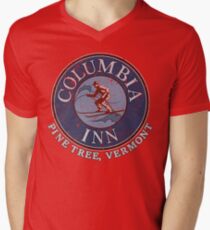 Columbia Inn, Pine Tree Vermont Men's V-Neck T-Shirt