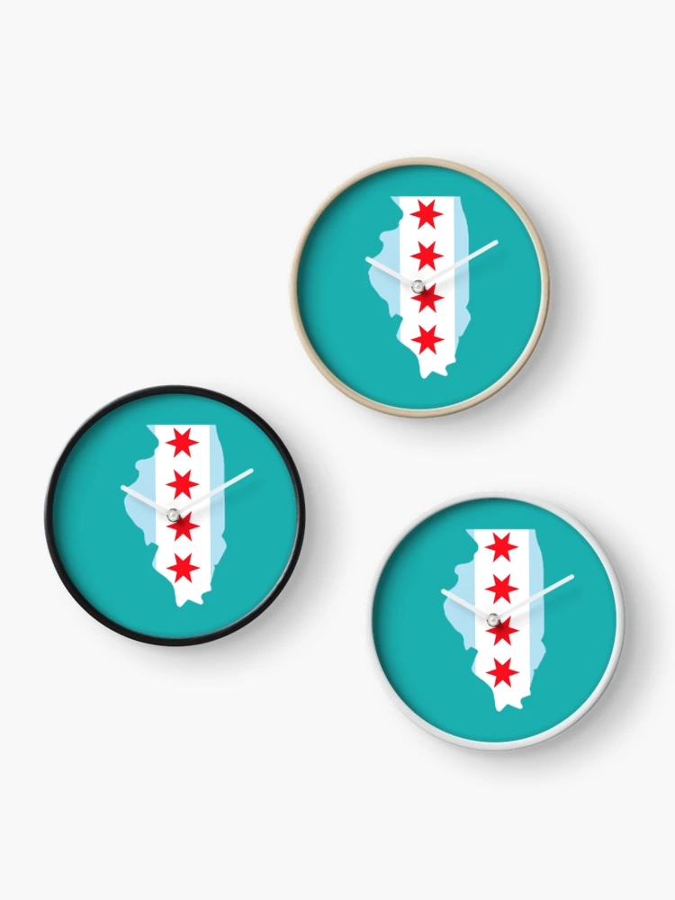 Thumbnail 3 of 4, Clock, ChiTown designed and sold by HumorStyle.