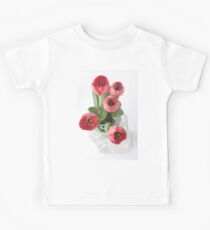 Red Tulips Kids Tee