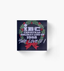 IBC Christmas Line Up Acrylic Block
