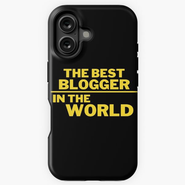 Vista previa del artículo con la obra «el mejor blogger», diseñado y vendido por T-shirtgallery.
