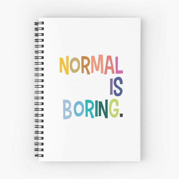 Item preview, Normal is boring designed and sold by Pink Pastel Studio.