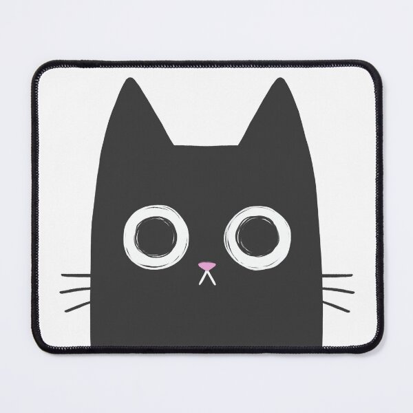 Item preview, Staring Black Cat designed and sold by kattvalk.