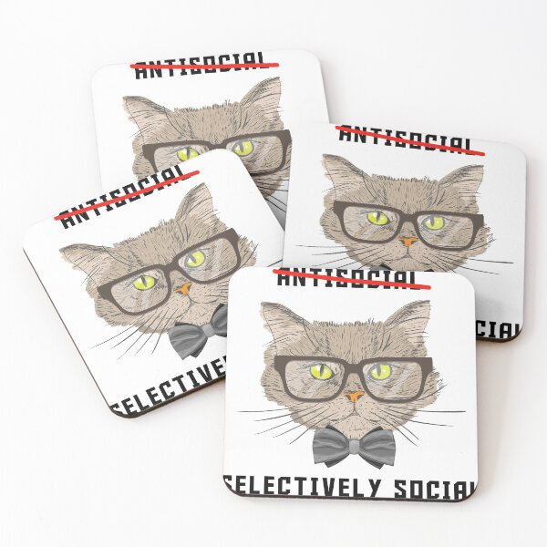 Item preview, Not Anti Social Im Selectively Social designed and sold by dimitar-pnankov.