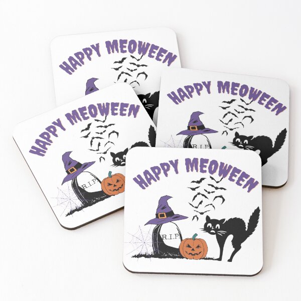 Item preview, Happy Meoween Halloween Cat Ideas designed and sold by Simi2020.