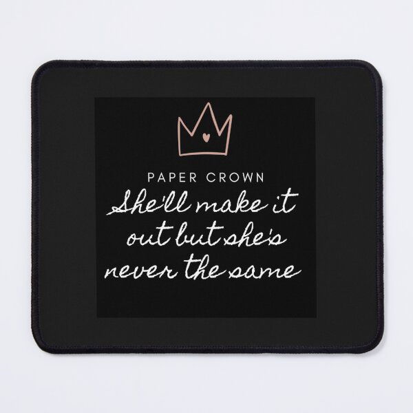Item preview, Alec Benjamin Paper Crown Quote designed and sold by PosterArtTreasu.