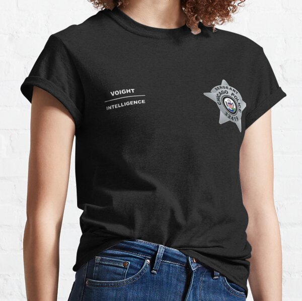 Chicago Pd Sergent Hank Voight Intelligence Badge Vestt T-shirt classique