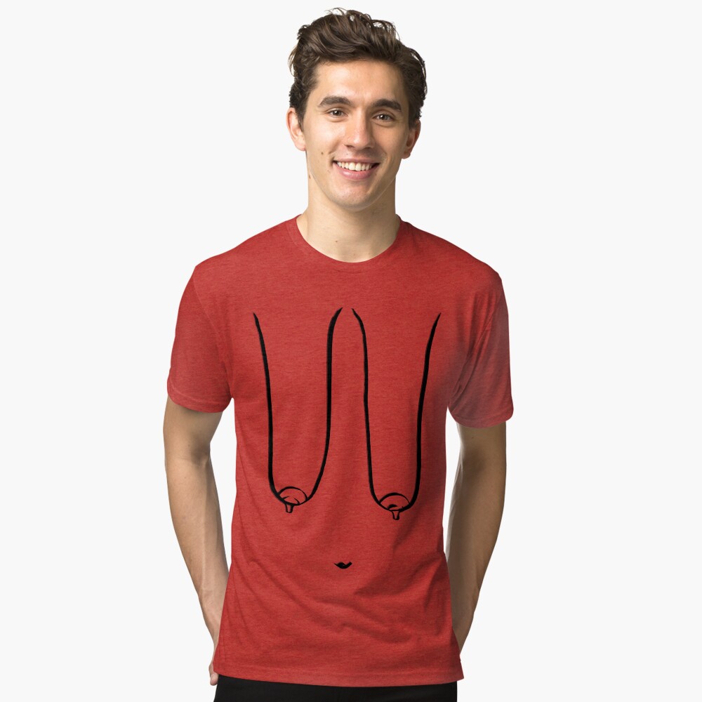 Funny Saggy Boobs Long Sleeve T-Shirt