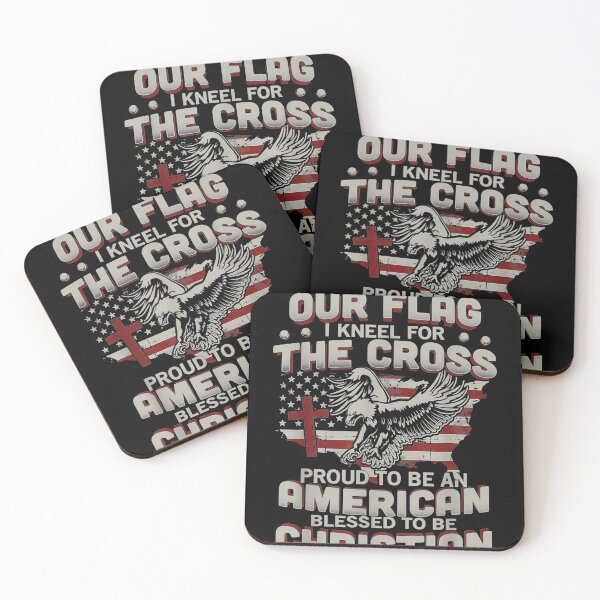 Item preview, I Proudlytand For The Flag And Kneel For The Cross designed and sold by MuratshiMana.
