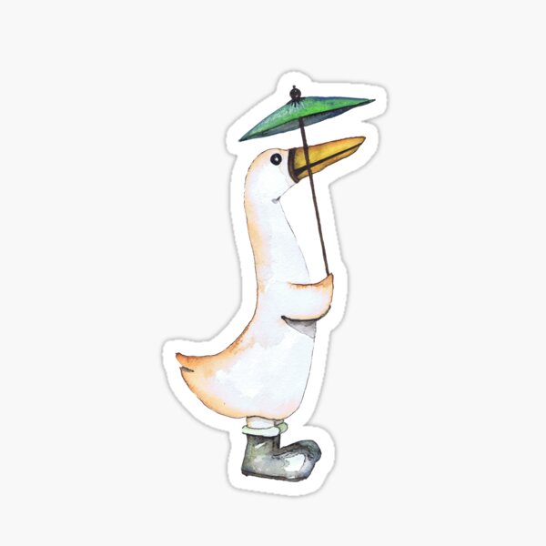 Aperçu de l'œuvre CANARD EN BOTTES d467 créée et vendue par Hares & Critters.