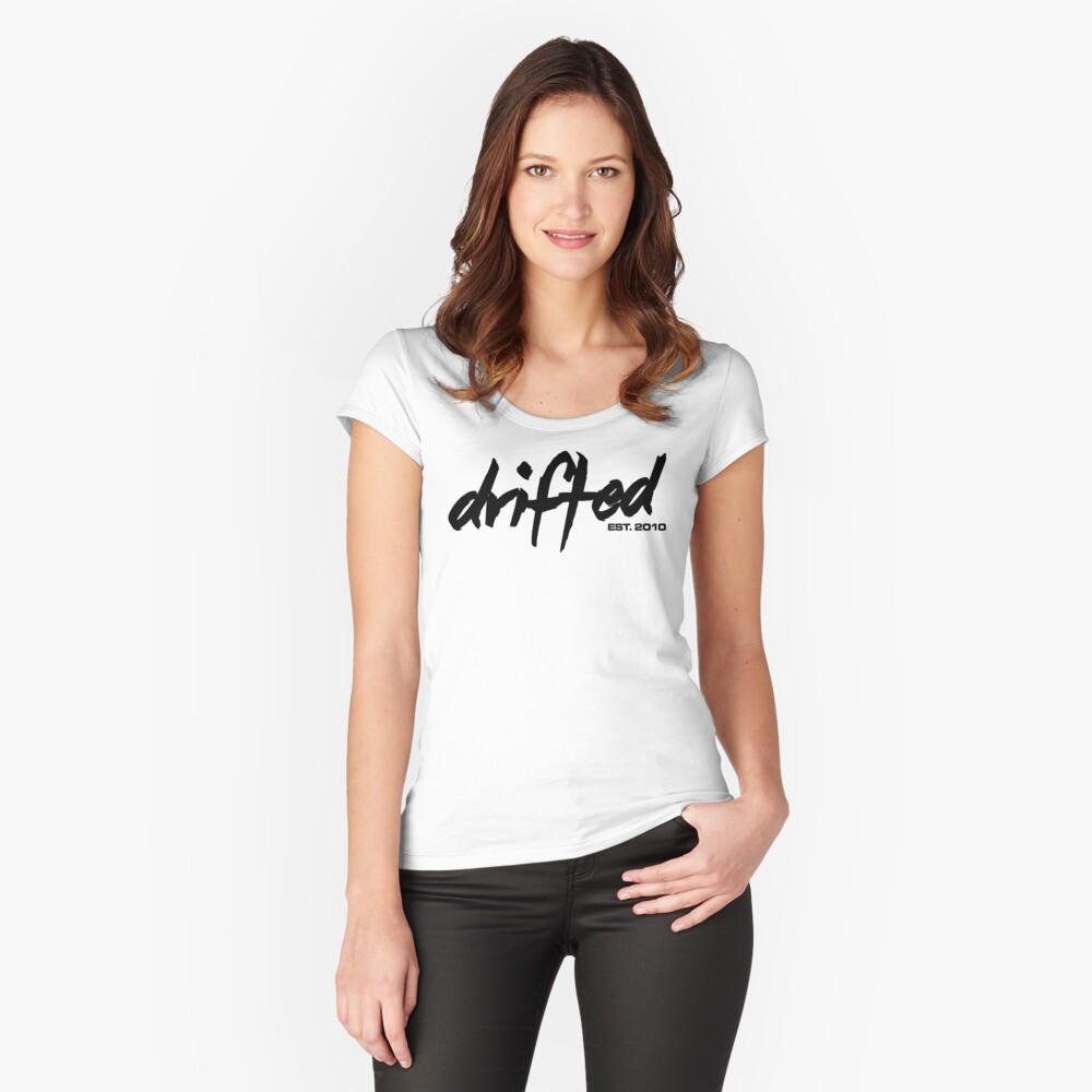 Item preview, Fitted Scoop T-Shirt designed and sold by driftedshop.