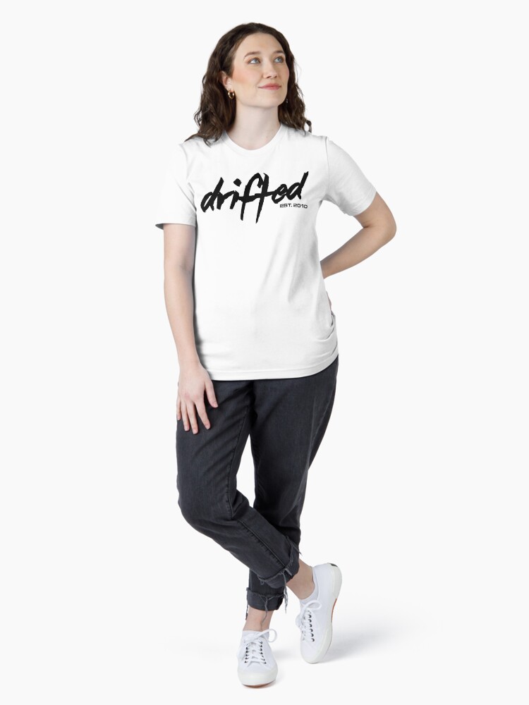 Thumbnail 4 of 7, Essential T-Shirt, Drifted Classic Tee - White designed and sold by driftedshop.
