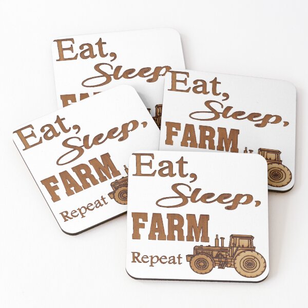Item preview, Eat Sleep Farm Repeat Farmers designed and sold by hpshop1234.