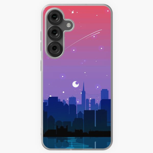 Item preview, Bisexual Pride Cityscape designed and sold by spadenightmaren.