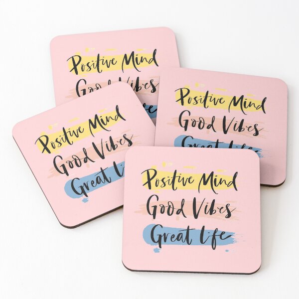 Item preview, Positive Mind, Good Vibes and Great Life designed and sold by Marie Young.