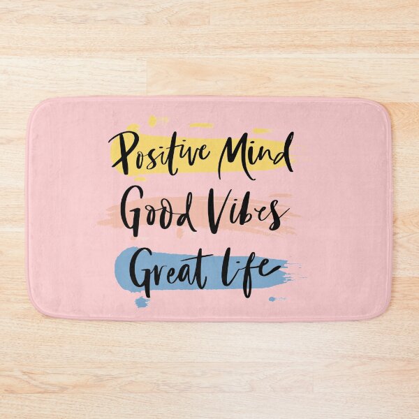 Item preview, Positive Mind, Good Vibes and Great Life designed and sold by Marie Young.