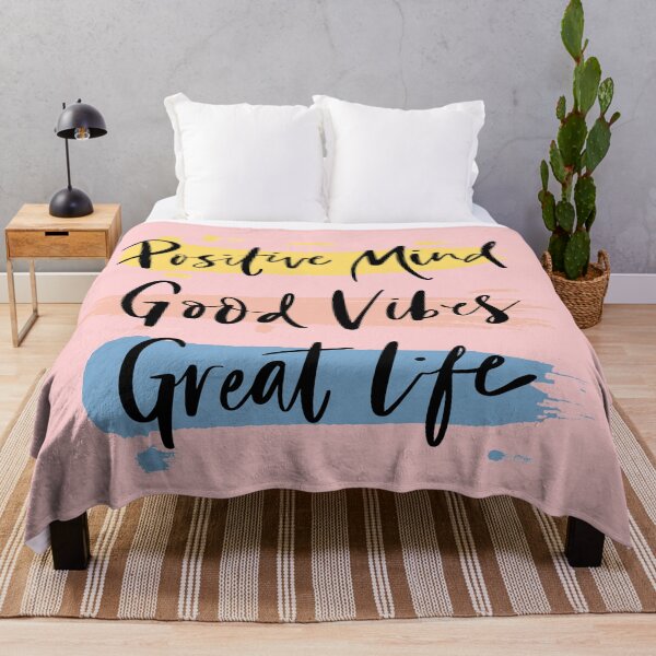 Item preview, Positive Mind, Good Vibes and Great Life designed and sold by Marie Young.