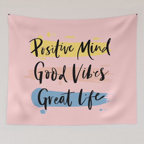 Item preview, Positive Mind, Good Vibes and Great Life designed and sold by Marie Young.