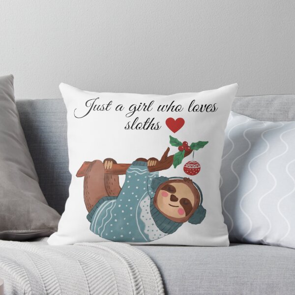 Item preview, Xmas Sloths  "Just a girl who loves sloths " designed and sold by slimevil.