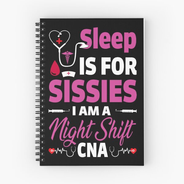 Item preview, Sleep Is For Sissies I'm a CNA (purple) designed and sold by SewnMemories.