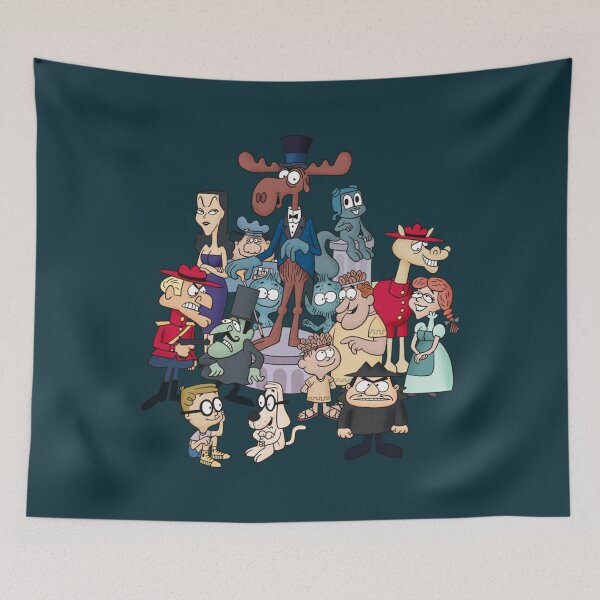 Item preview, Tribute to Jay Ward Cartoons Rocky Bullwinkle and Friends designed and sold by CastelloLukeba.