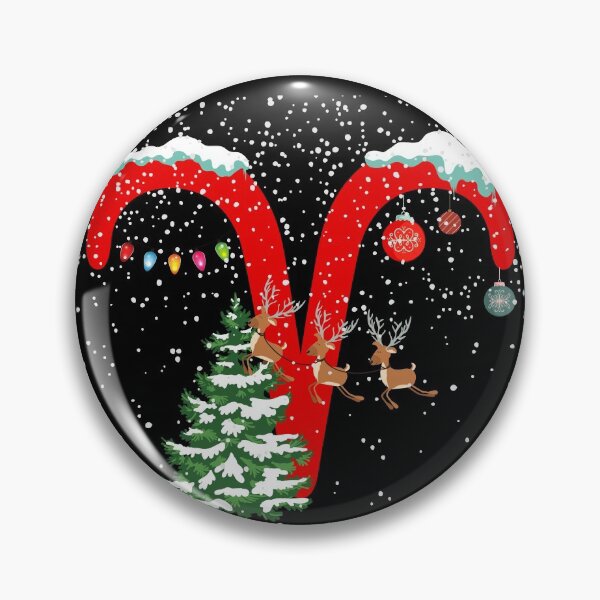 Artikelvorschau, Weihnachtsthemen Widder Sternzeichen Astrologie entworfen und verkauft von EndlessDoodles.