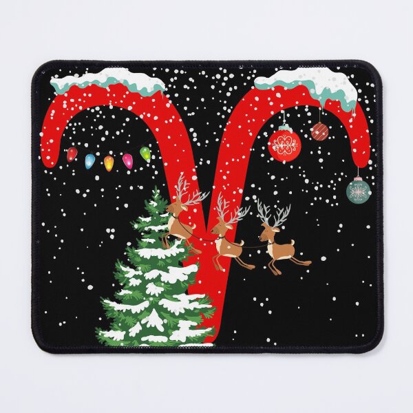 Item preview, Christmas Themed Aries Zodiac Sign Astrology designed and sold by EndlessDoodles.