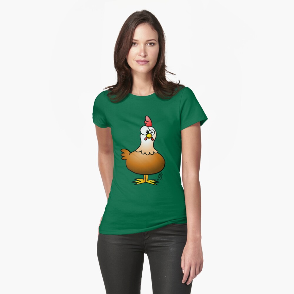 Chicken Fitted T-Shirt