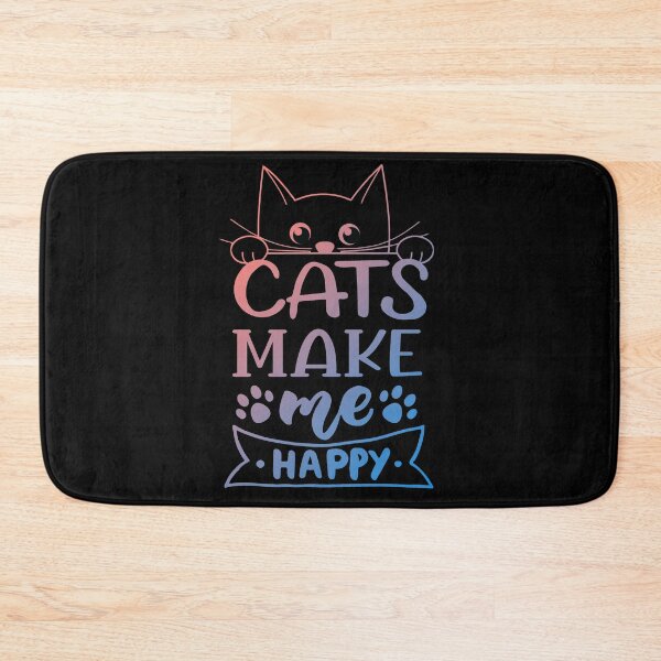 Item preview, Cat make me happy colorful art designed and sold by Le Huy.