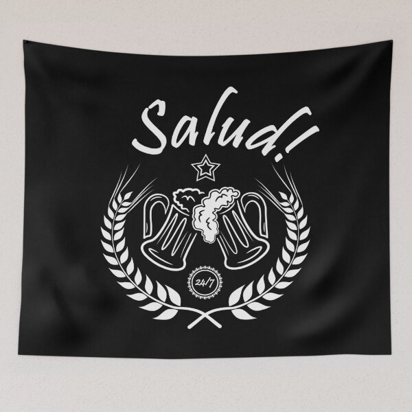 Item preview, Salud Spanish Beer Greeting designed and sold by DKdesigns27.