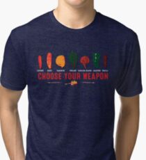Choose Your Weapon Hot Peppers Tri-blend T-Shirt