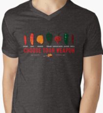 Choose Your Weapon Hot Peppers Men's V-Neck T-Shirt