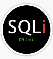 SQL-Injektion Sticker