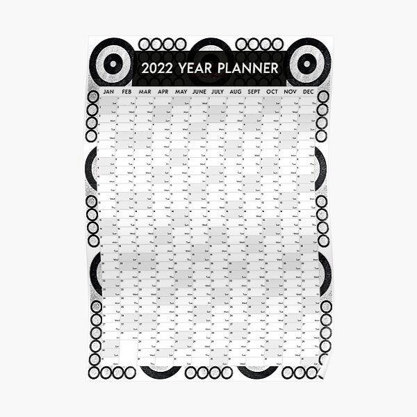 Suny Plattsburgh Calendar 2022 Academic Calendars Posters | Redbubble