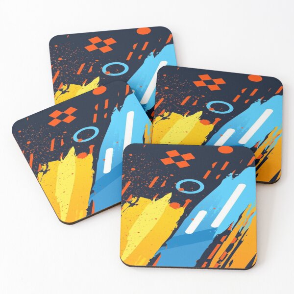 Item preview, Abstract colourful splash digital drawing designed and sold by Bkstores.