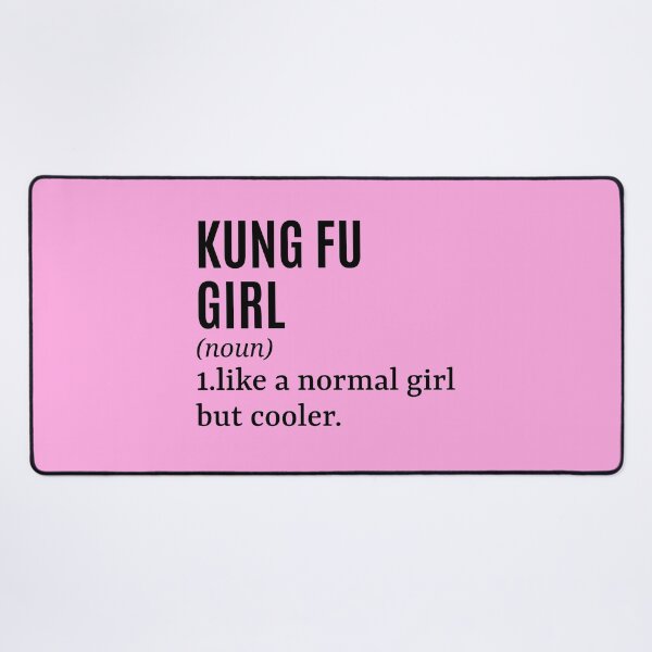 Item preview, Kung Fu Girl Funny Quote designed and sold by MountainD.