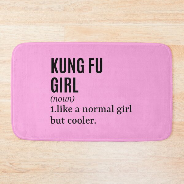 Item preview, Kung Fu Girl Funny Quote designed and sold by MountainD.