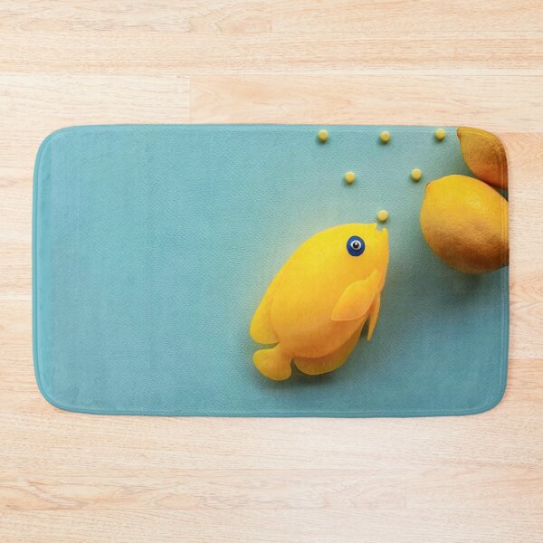 Item preview, Feeding three yellow angel fish  designed and sold by orangerinka.