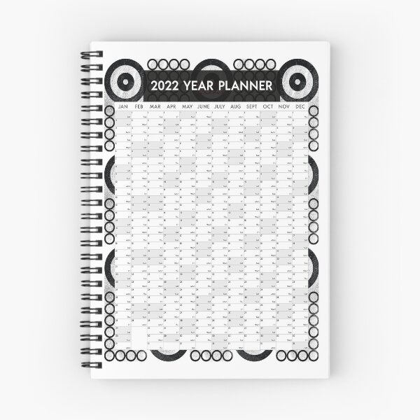 Item preview, 2022 Wall Planner Сalendar Academic planner Life planner 2022 Motivational planner Academic diary 2022 Year planner Printable calendar 2022 Teacher Student designed and sold by GalleryArtField.