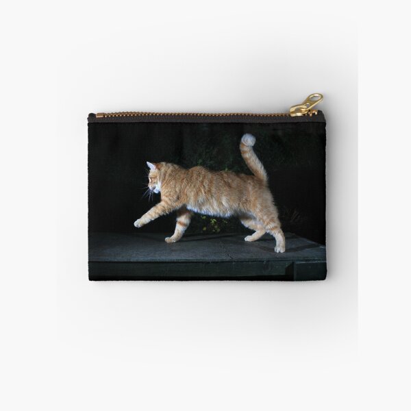 Item preview, Ginger cat playing with toy mouse designed and sold by turniptowers.