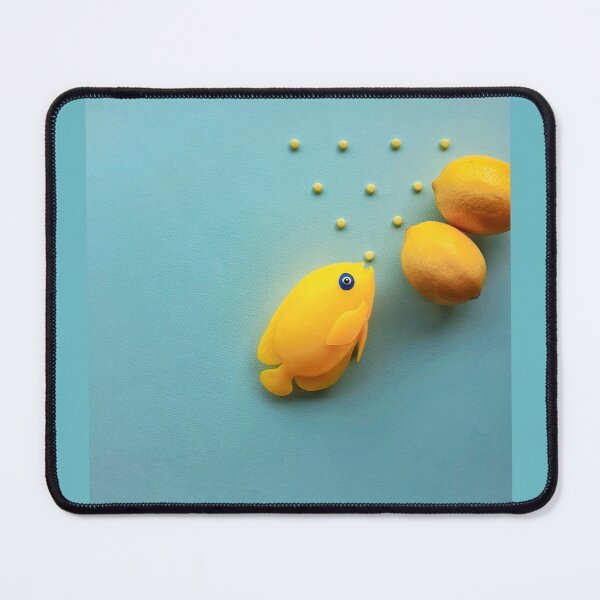 Item preview, Feeding three yellow angel fish  designed and sold by orangerinka.