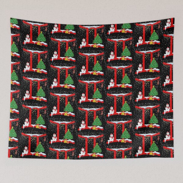 Item preview, Christmas Themed Gemini Zodiac Sign Astrology designed and sold by EndlessDoodles.