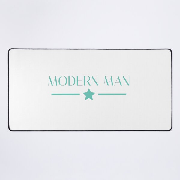 Modern man Desk Mat