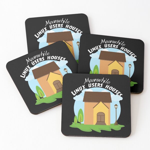 Item preview, Meanwhile Linux Users Houses Have No Windows! Funny Pun For Every Computer Enjoyer.  - Funny designed and sold by Programmer's  Life and Humor.